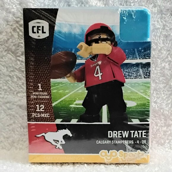 3/$40 Sealed 2016 CFL Drew Tate Mini Figure Gen 2 Series 2 by OYO Sports!! - Picture 1 of 4